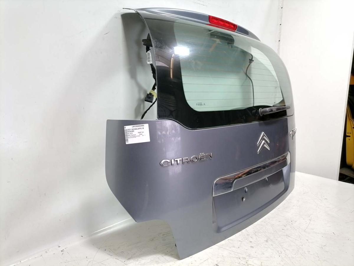 Citroen C3 Picasso original Heckklappe mit Heckscheibe KTH Thorium Grau Bj.2010